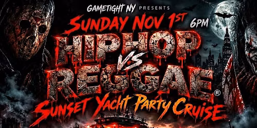 HALLOWEEN NYC HIP HOP VS. REGGAE\u00ae SUNDAY SUNSET PARTY CRUISE 2026