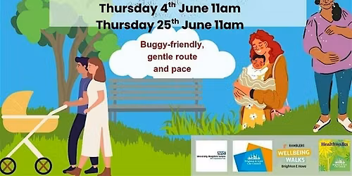 Healthy Pregnancy Walk in Hove Park for Pregnant & Postnatal Service Users
