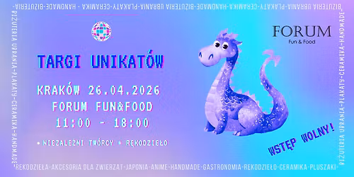 Targi Unikat\u00f3w | Krak\u00f3w | 26.04.2026