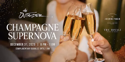 Champagne Supernova,  NYE in the Sky at The Outsider