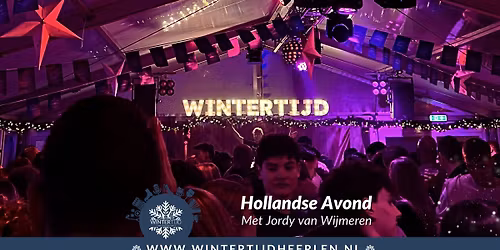 Hollandse Avond met Jordy van Wijmeren - Wintercaf\u00e9 - Wintertijd Heerlen