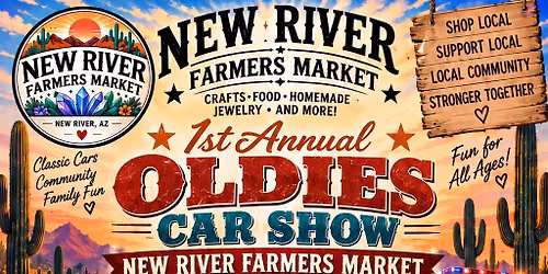 New River Farmers Market 1st Annual Oddies Car Show Market