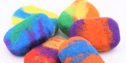 Kid's Class Felted Soap and Washcloth All in one!