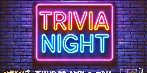 Thursday Trivia hosted by America's Pub Quiz