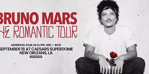 Bruno Mars New Orleans Tickets