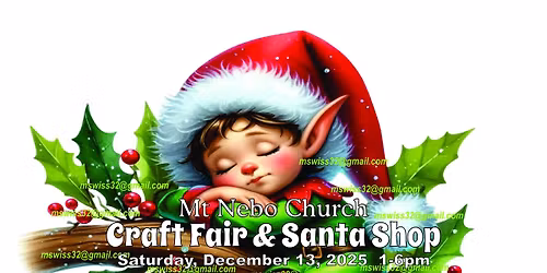 Mt Nebo Church Craft Fair & Santa Shop