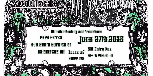 Wretched Tongues, VOULGE, Dirtflesh, shinonuma.