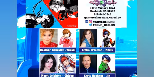 Persona 3 Reload Switch 2 Release voice actors meet and greet event