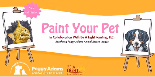 Paint Your Pet at Peggy Adams Animal Rescue League!