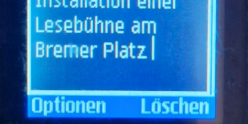 Open-Air Leseb\u00fchne am Bremer Platz