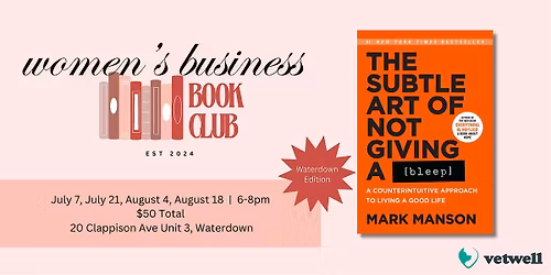 Women\u2019s Business Book Club - The Subtle Art of Not Giving a [Bleep]