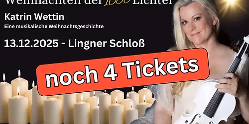 Restkarten Lingner Schlo\u00df - "Weihnachten der 1000 Lichter"