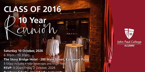 Class of 2016 | 10 Year Reunion