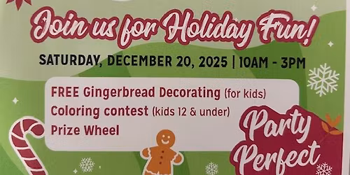 Annual Gingerbread Holiday event