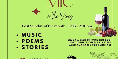 Open Mic at the Vines