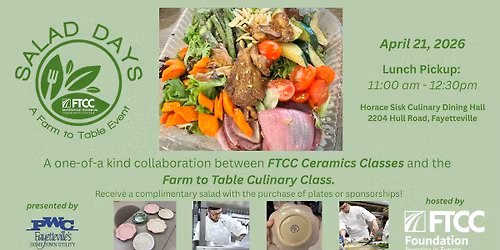 Salad Days, a Farm to Table Event presented by Fayetteville PWC