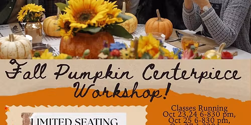 DIY FALL FLORAL CENTERPIECE WORKSOP