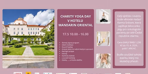 J\u00d3GA FESTIVAL PRAHA | Charitativn\u00ed j\u00f3gov\u00fd den v hotelu Mandarin Oriental