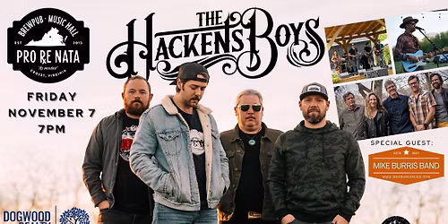 The Hackens Boys w\/ Mike Burris Band @ Pro Re Nata