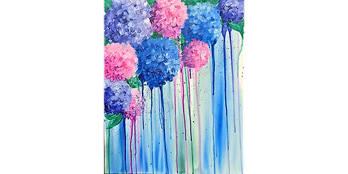 Dripping Hydrangeas - Paint and Sip in Phoenix | Classpop!\u2122