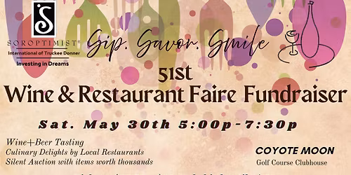 51st Soroptimist Wine and Restaurant Faire