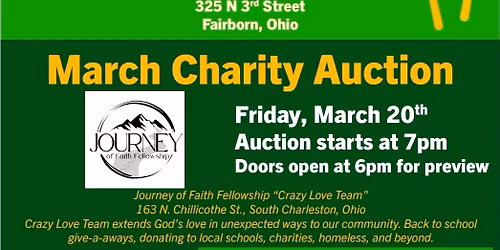 Circle of Friends          Charity Auction Group      Journey of Faith Fellowship\u2019s Crazy Love Team 