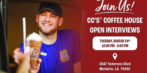 CC's Coffee House Open Interviews