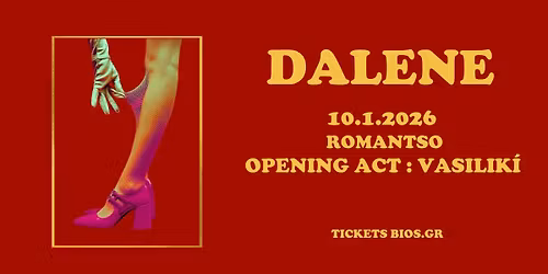 DALENE LIVE at ROMANTSO \/ opening act : VASILIK\u00cd