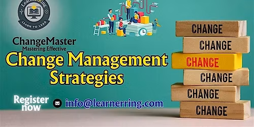 Change Management \u2013 Change Matters 1-Day Workshop | Elk Grove, CA