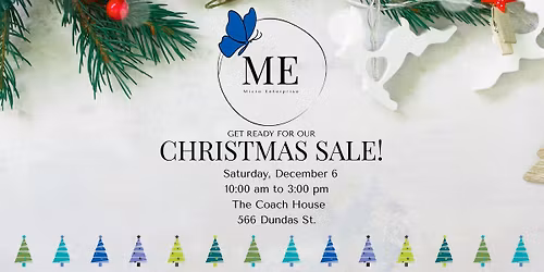 Annual Holiday Shopping in the Coach House!