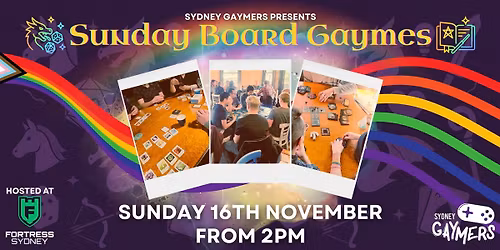 Sunday Board Gaymes @ Fortress Sydney