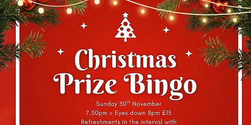 Christmas Prize Bingo