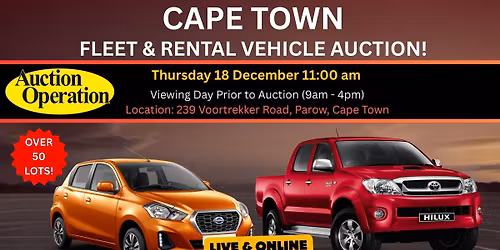 Cape Town Vehicle Auction!
