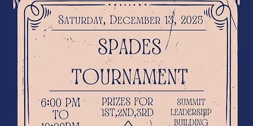Spades Tournament 2025