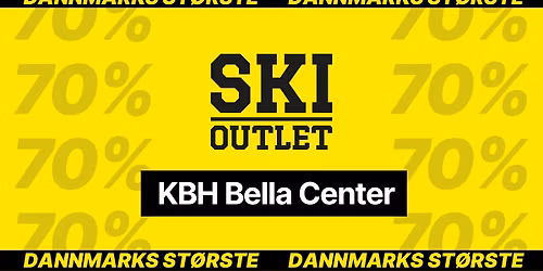 SkiOutlet kommer til K\u00f8benhavn! I Bella Centeret!