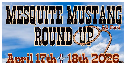 Mesquite Mustang Round UP!