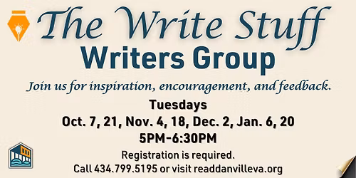 The Write Stuff \u2013 Writers Group 