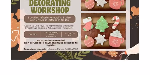 \ud83c\udf84\u2728 Christmas Cookie Decorating Class \u2728\ud83c\udf84