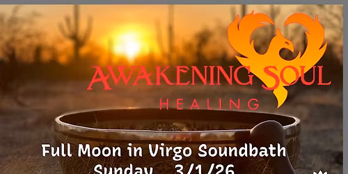 Full Moon in Virgo Soundbath