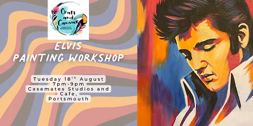 Craft and Canvas Painting Workshop: Elvis