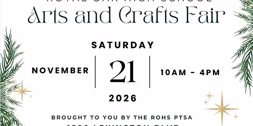 2026 ROHS Arts and Crafts Fair