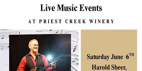 Music at Priest Creek Winery ft. Rhindress Duo. - June 14th