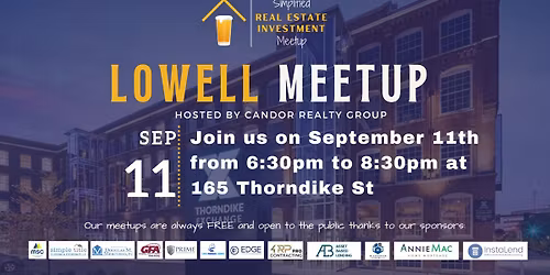 Lowell, MA - Simplified REI Meetup