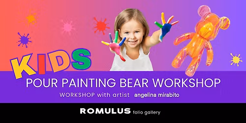 Kids Pour Painting Bear Workshop