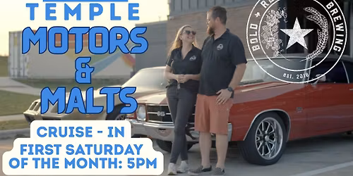 West Temple "Motors & Malts" Monthly Cruise In