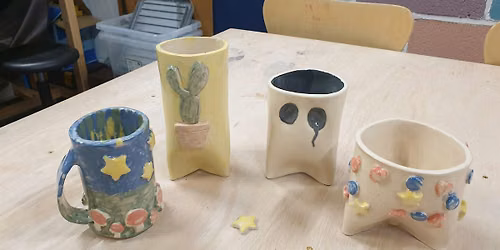 Slab built mugs - Ceramic Workshop