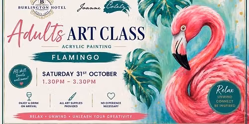 Paint & Sip - Flamingo