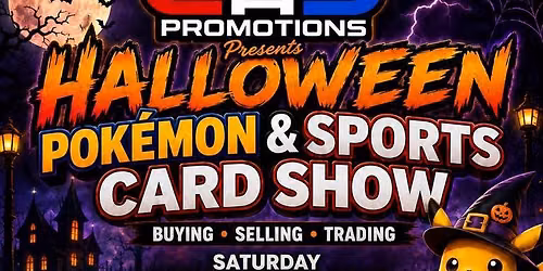 \ud83c\udf83 10\/31\/2026 Pocatello Halloween Pok\u00e9mon & Sports Card Show