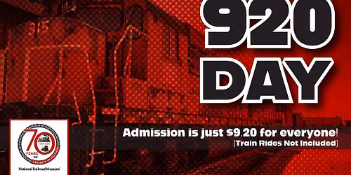 920 Day: General Admission Just $9.20!