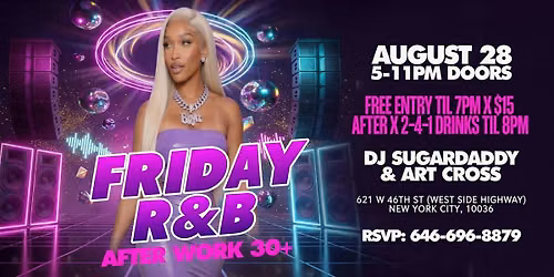 We \u2665 R&B: Grown FolkFriday's  Afterwork at The INKwell Harbor Club NYC